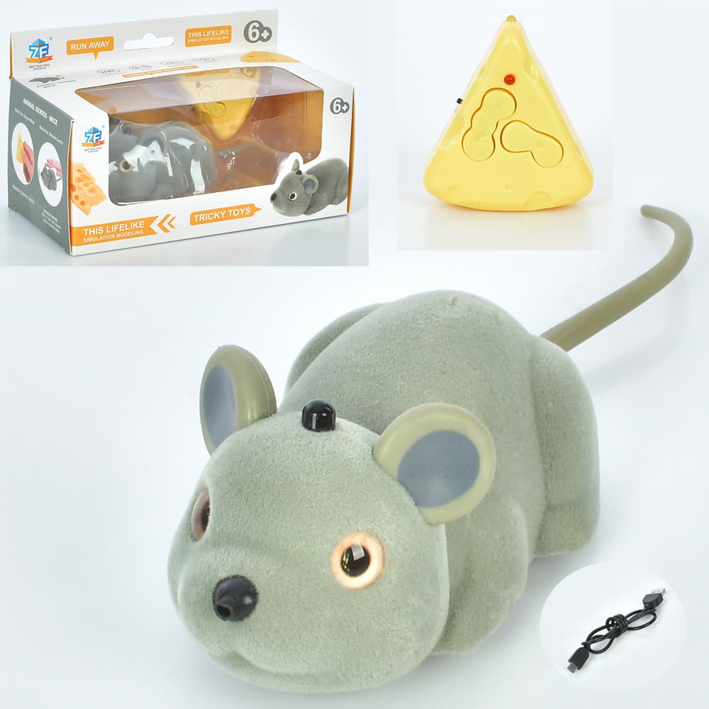 Мишка RK 16см,USB заряд,в кор-ці,17х10х8,5см №8882S — купити | Канцелярський Сад