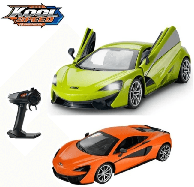 Машина RK(1:14)"Kool Speed"McLaren,на бат-ці оливкова/оранжева,44,5х21,5х18,5см№DHTRC10576 — купити | Канцелярський Сад