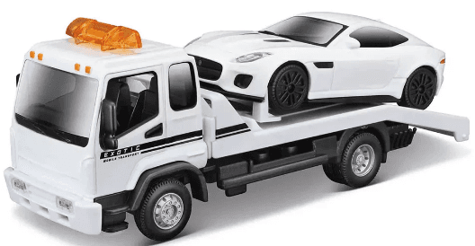 Ігровий набір "Bburago" евакуатор з JAGUAR F-TYPE DYNAMIC (V6) (1:43) №18-31419/КіддіСвіт — купити | Канцелярський Сад