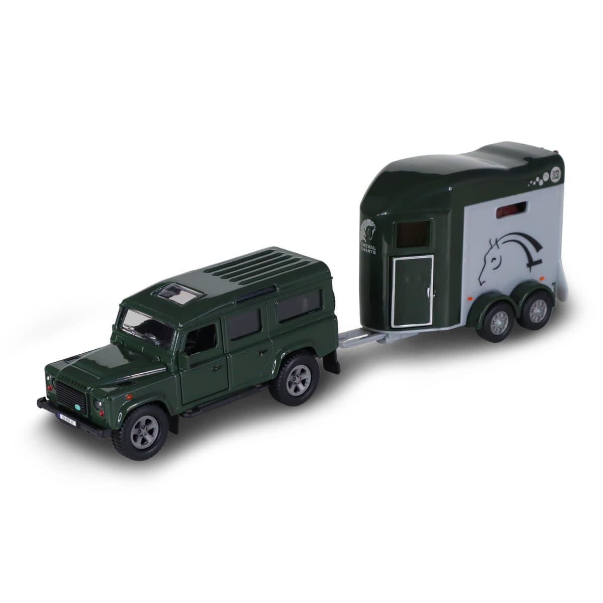Ігровий набір "Land Rover" з причіпом і фігурками коней №520460.270/КіддіСвіт — купити | Канцелярський Сад