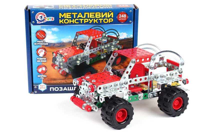 Конструктор метал. "Позашляховик","Технокомп" №4913 — купити | Канцелярський Сад