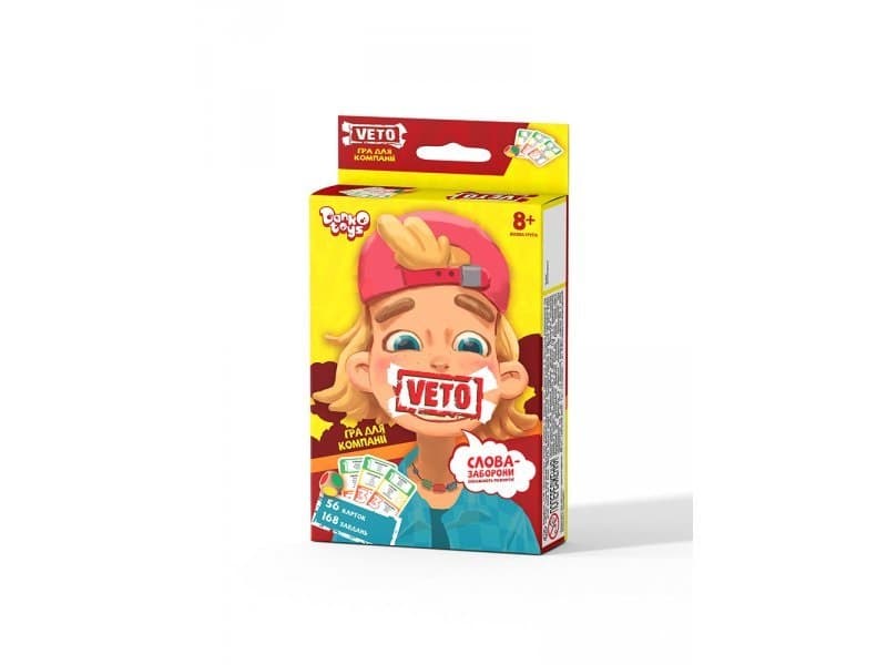 Гра "Veto" міні №VETO-02-01U/DankoToys — купити | Канцелярський Сад