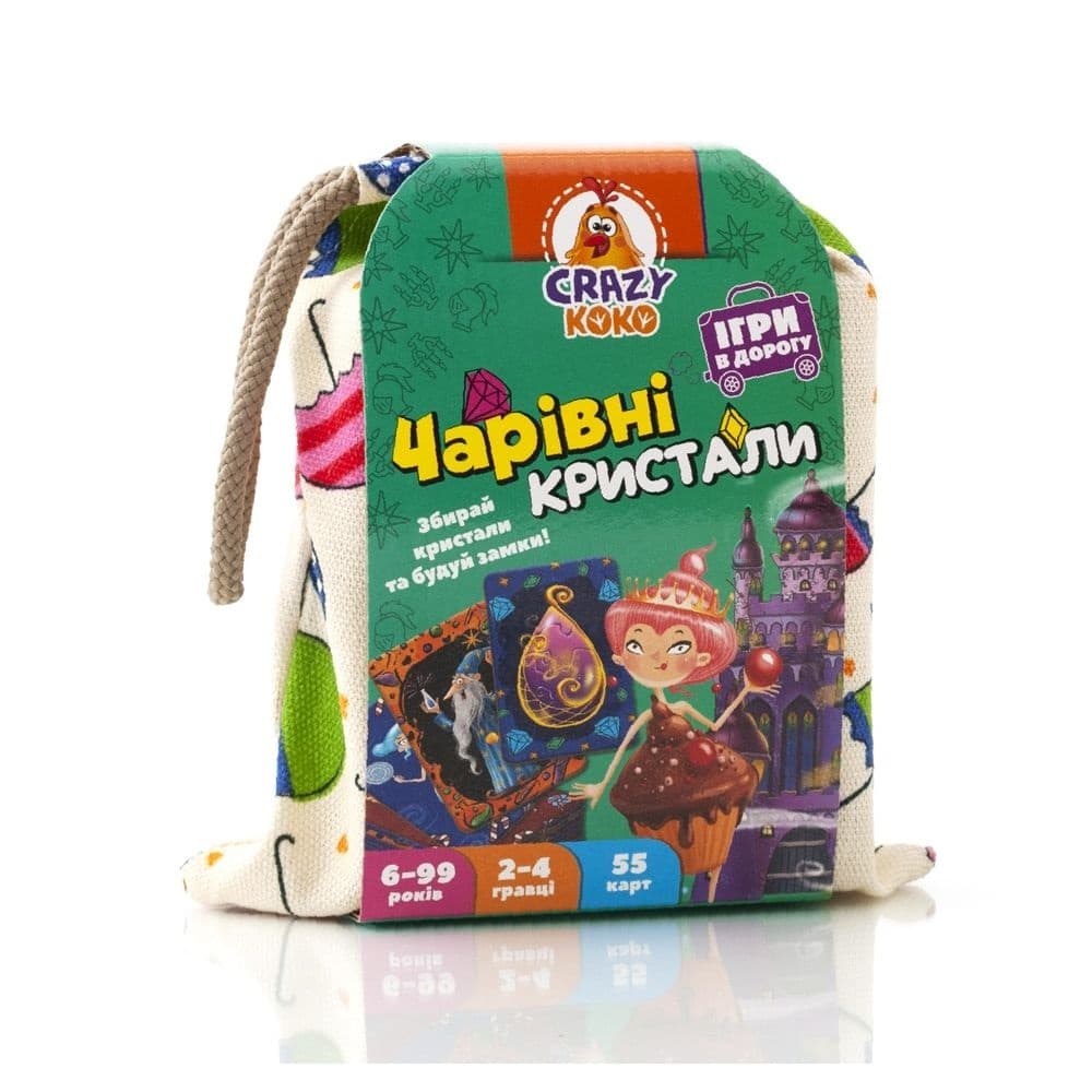 Гра наст. "Чарівні кристали" у мішечку укр. №VT8077-12 — купити | Канцелярський Сад