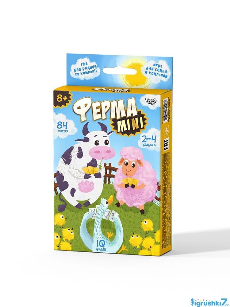 Гра "Ферма Mini" розвиваюча №G-FM-01/DankoToys — купити | Канцелярський Сад
