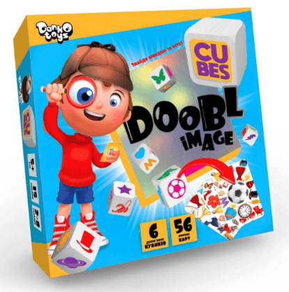 Гра "Doobl Image Cubes" укр.№DBI-04-01U/DankoToys — купити | Канцелярський Сад