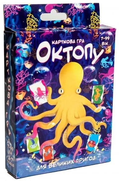 Гра наст. "Октопу" в кор-ці,9,1х11,5х2,3см №30330/Strateg — купити | Канцелярський Сад