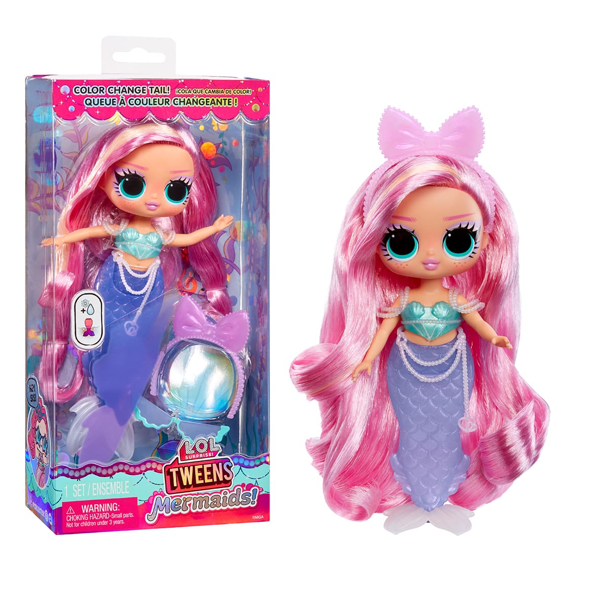 Ігровий набір з лялькою "L.O.L Surprise" Tweens Mermaids!– – ЛОЛА ВЕЙВ №510451/КіддіСвіт — купити | Канцелярський Сад