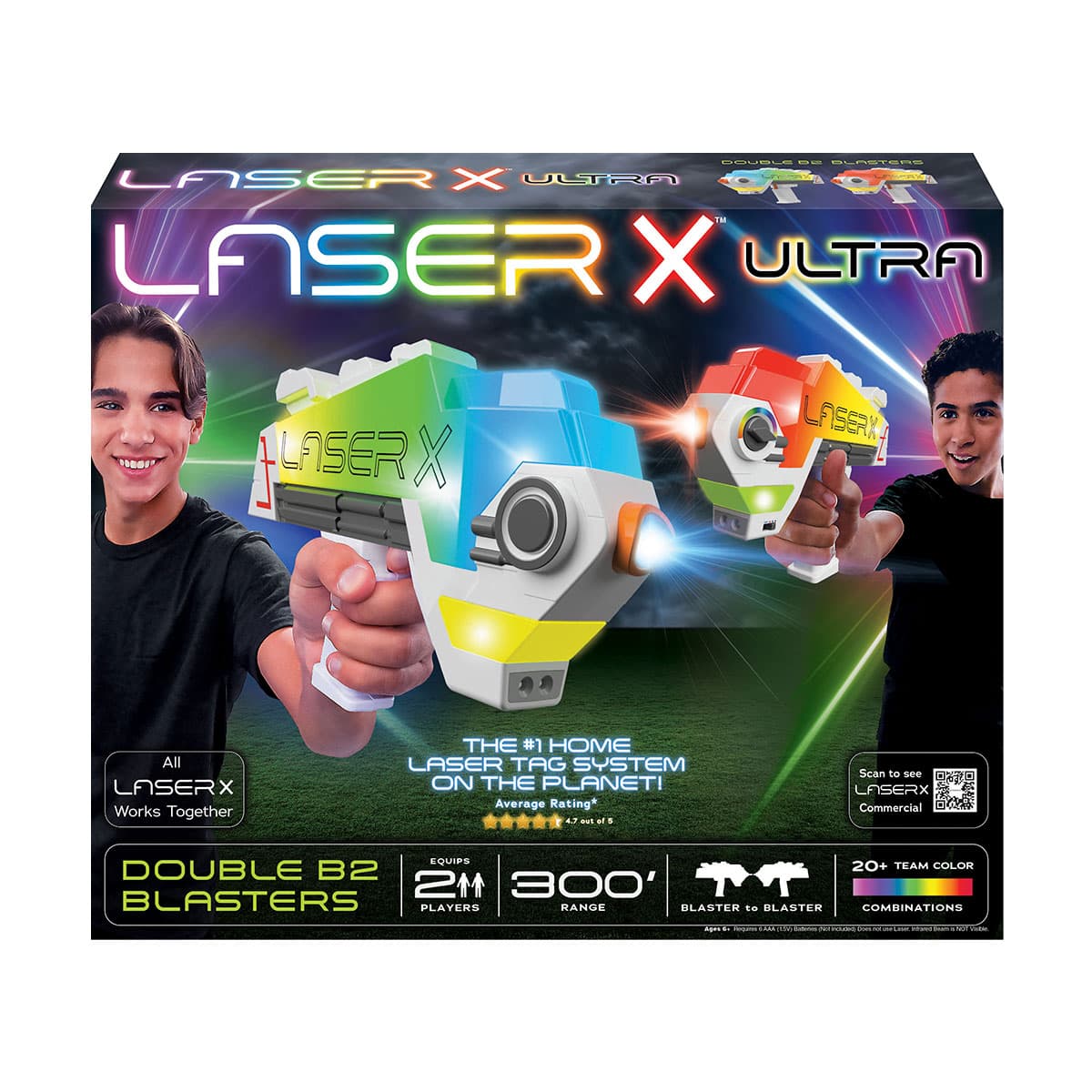 Ігровий набір для лазерних боїв-Laser X ULTRA для двох гравців №87552/КіддіСвіт — купити | Канцелярський Сад