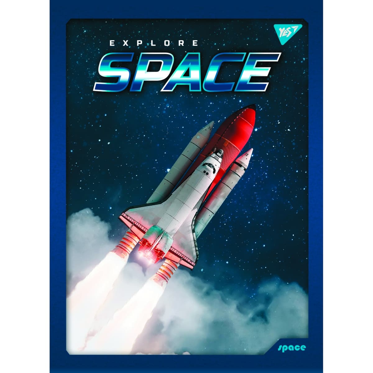 Зошит А4 48арк. кліт. м'яка обкл. "Space" №681931/Yes — купити | Канцелярський Сад