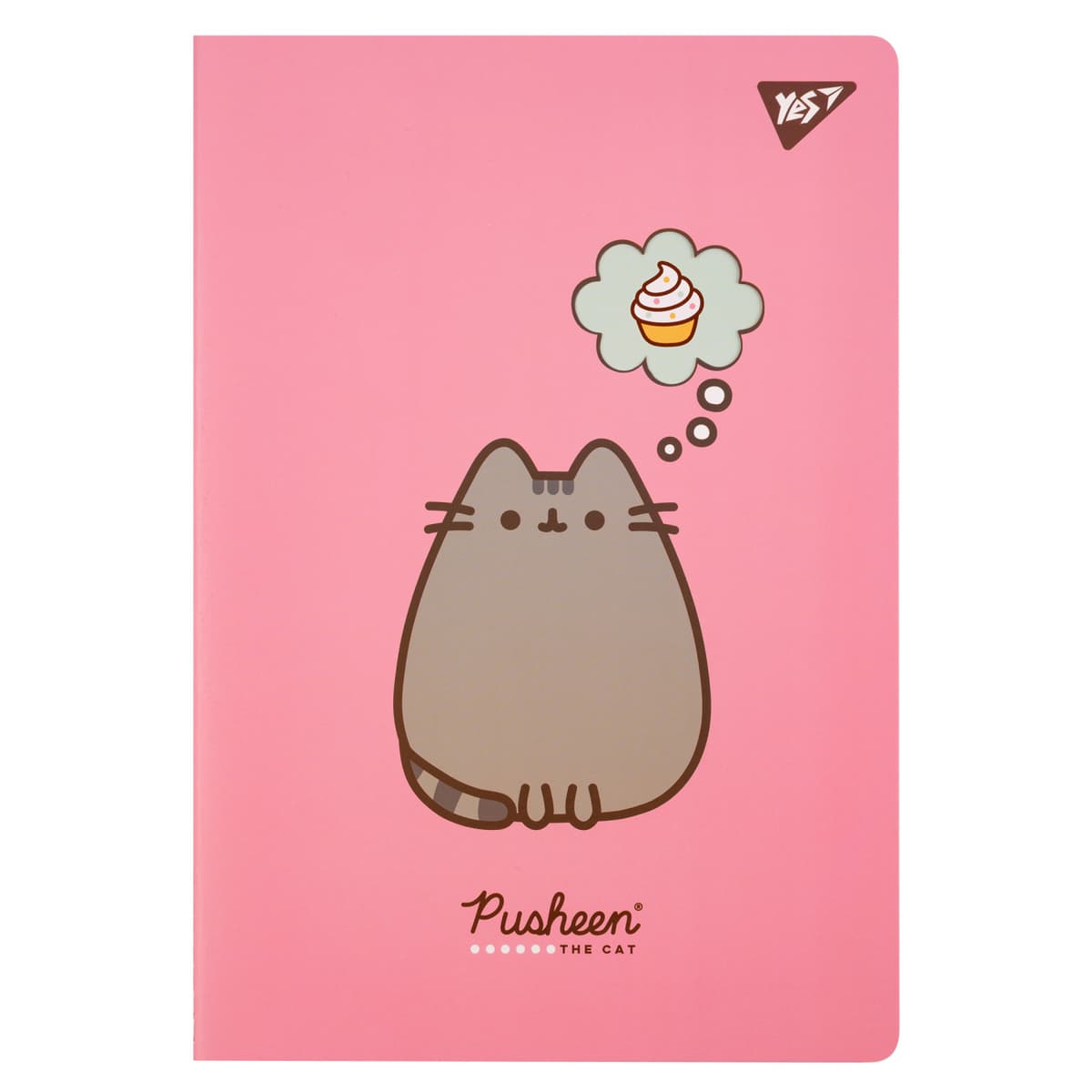 Зошит А4 40арк. кліт. з висічкою "Pusheen" №681856/Yes — купити | Канцелярський Сад