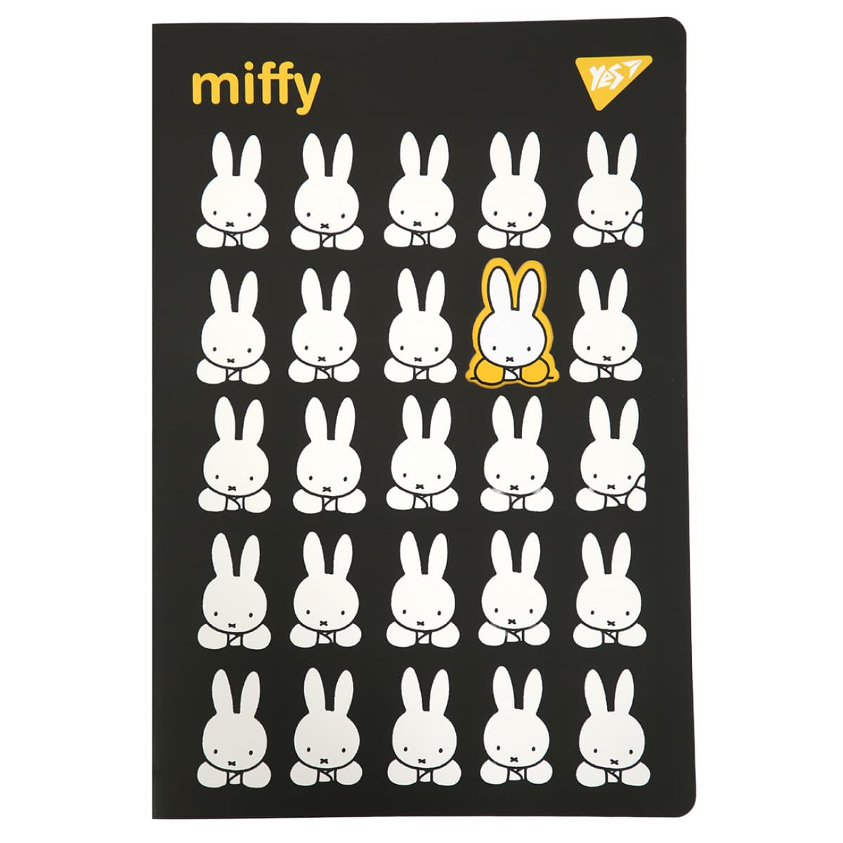 Зошит А4 40арк. лін. пласт. обкл. з висічкою Miffy №682016/Yes — купити | Канцелярський Сад