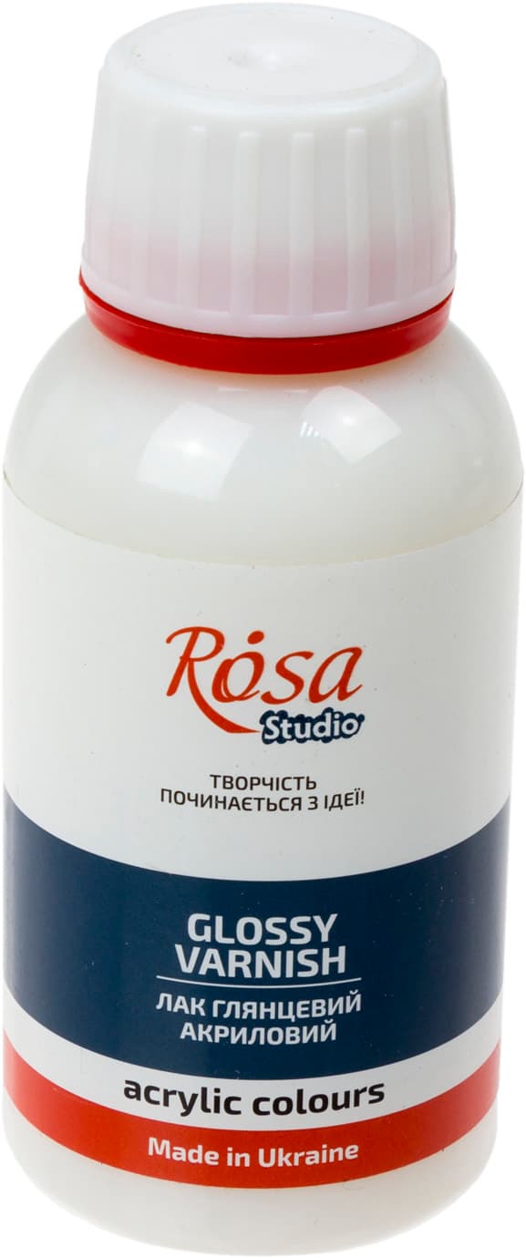 Лак акриловий глянцевий 120мл "Rosa Studio" №750010101 — купити | Канцелярський Сад