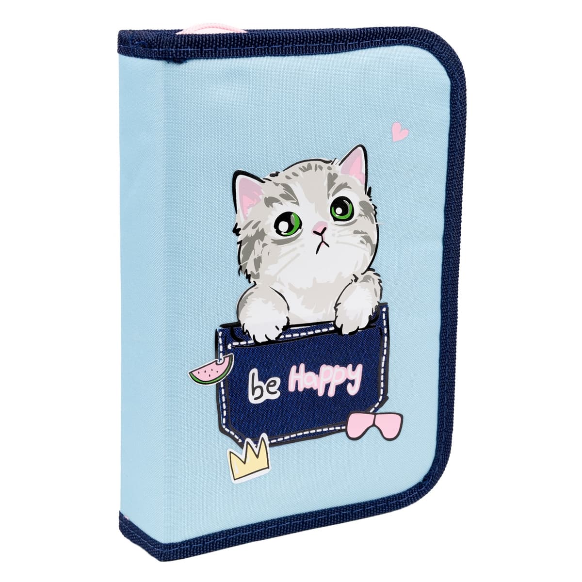 Пенал "1В" My Little Pet тв.,одинар.,блакитний №HP-02/533442 — купити | Канцелярський Сад