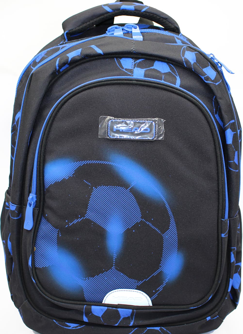 Рюкзак молод. "Head" Football neon blue 3від., 2карм. №AB300/502025036 — купити | Канцелярський Сад