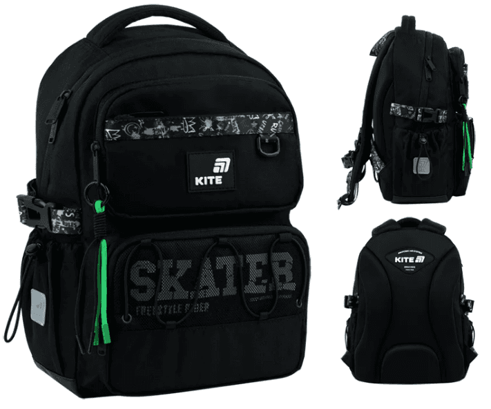 Рюкзак "Kite" Education 1022 Skater 1від.,5карм. №K26-1022M-2 — купити | Канцелярський Сад
