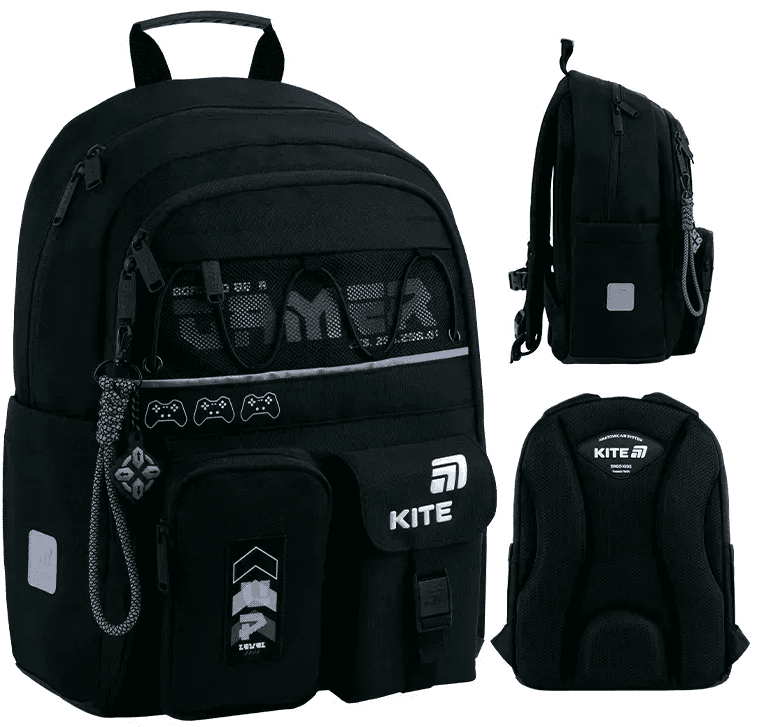 Рюкзак "Kite" Education 584 Gamer 2від.,4карм. №K26-584M-5 — купити | Канцелярський Сад