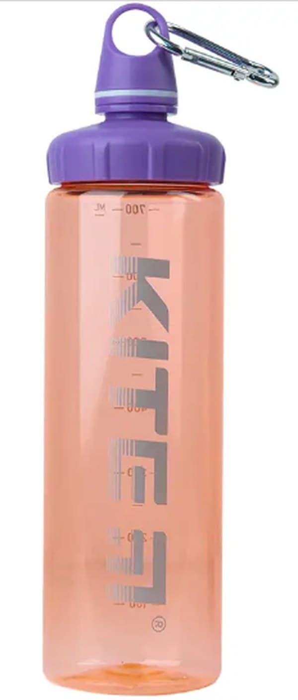 Пляшка для води пласт. "Kite" 750мл,персикова №K22-406-02 — купити | Канцелярський Сад