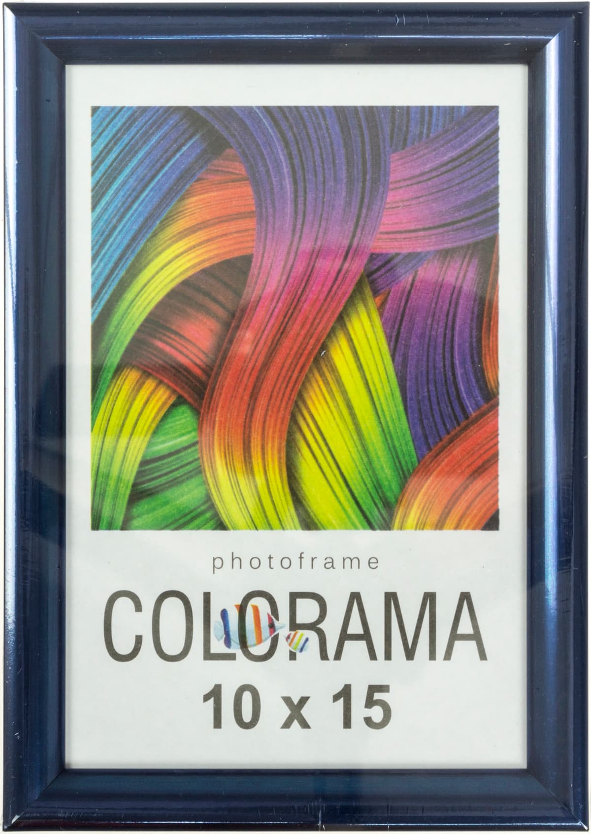 Фоторамка "LA-NEW Colorama" 10х15 45 blue metallic — фото товару | Канцелярський Сад