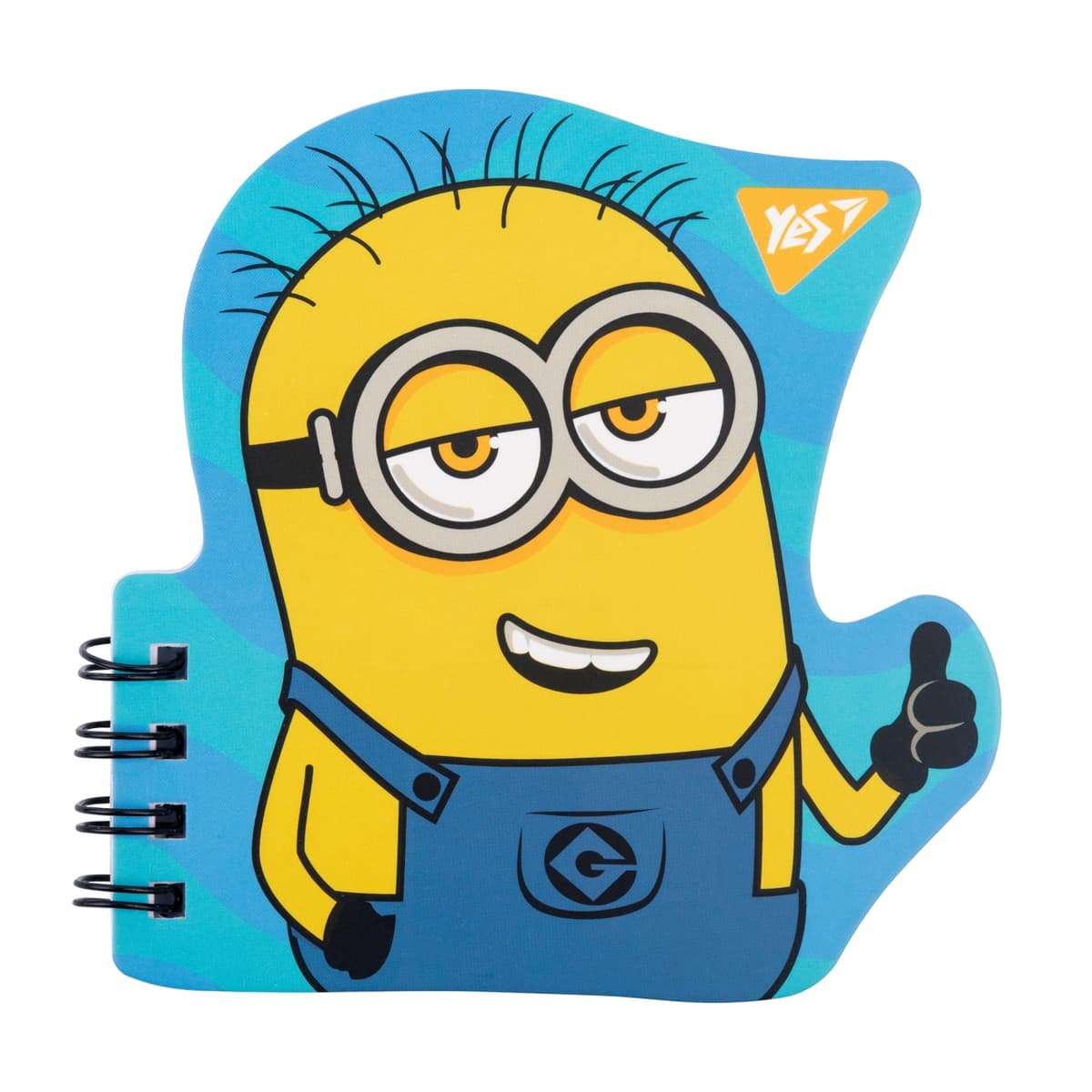 Блокнот пруж. А7 24арк. Minions, фігурний №681817/Yes — купити | Канцелярський Сад