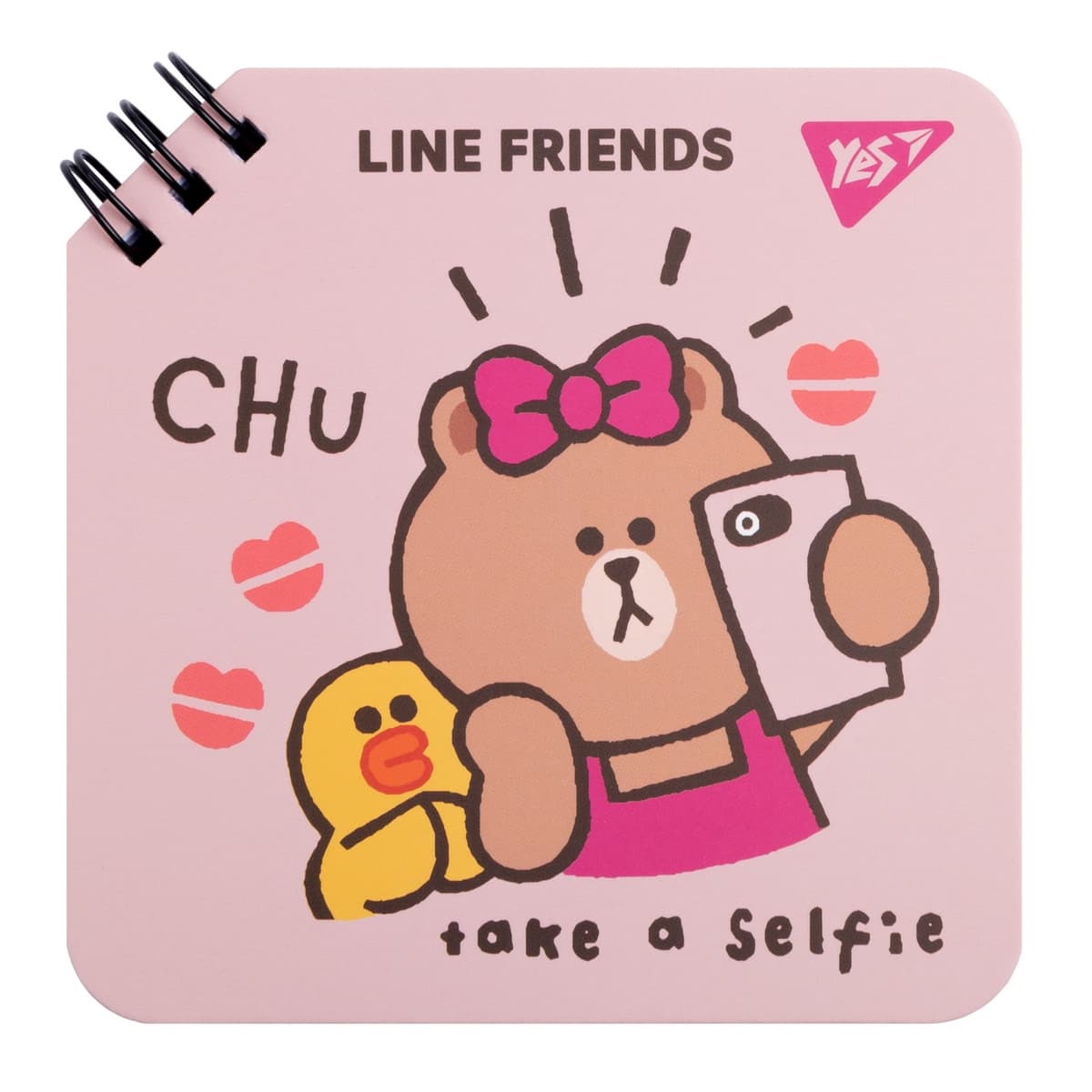Блокнот пруж. В6 80арк. б/лін. Line Friends Chu №151750/Yes — купити | Канцелярський Сад