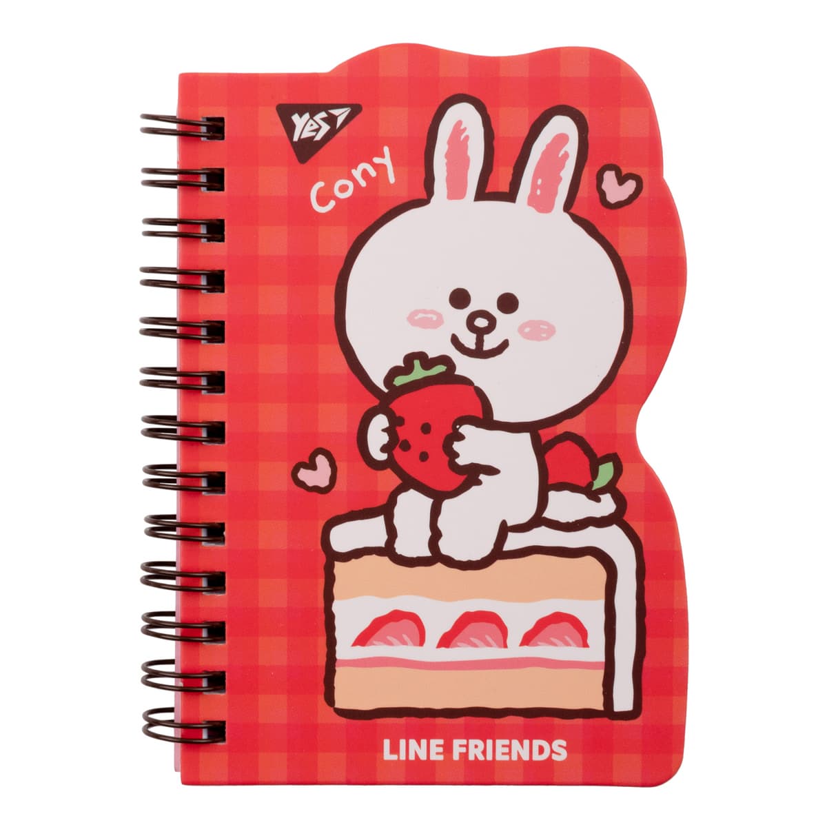 Блокнот пруж. В7 60арк. кліт. "Line Friends. Cony" №151807/Yes — купити | Канцелярський Сад