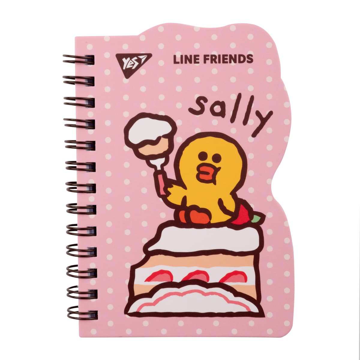 Блокнот пруж. В7 60арк. кліт. "Line Friends. Sally" №151806/Yes — купити | Канцелярський Сад