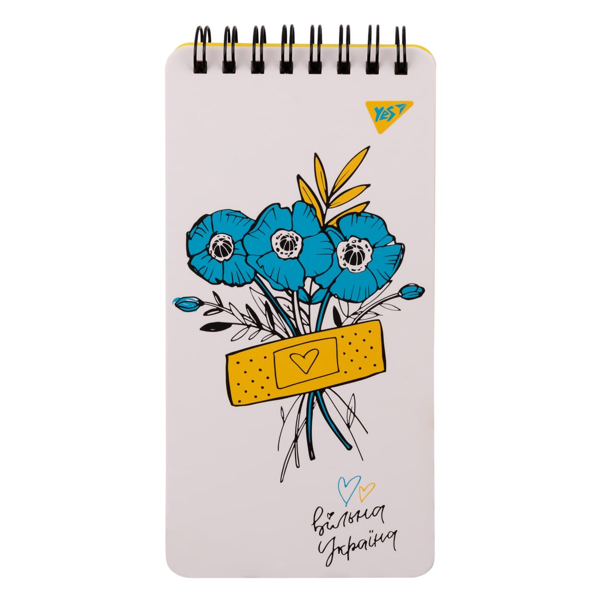 Блокнот пруж. В7 60арк. кліт. "Freedom" №151828/Yes — купити | Канцелярський Сад