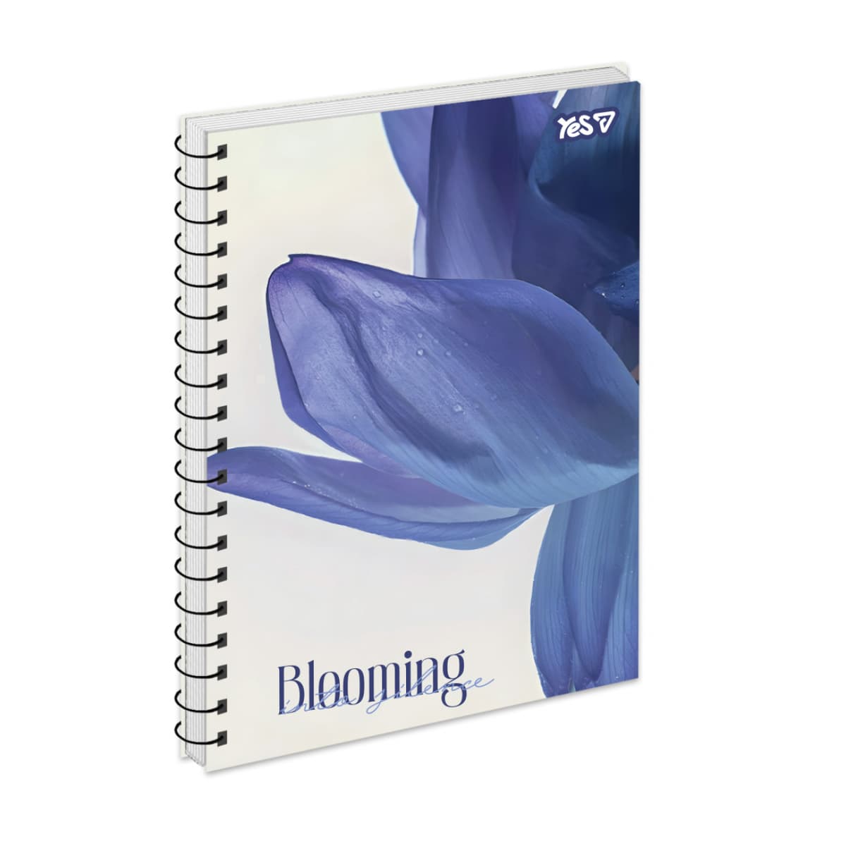 Блокнот пруж. бок А5 80арк. кліт. крафт Blooming №152284/Yes — купити | Канцелярський Сад