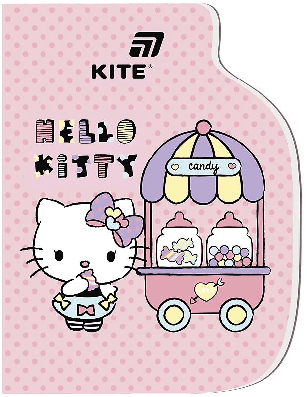 Блокнот А6 60арк. вирубка Hello Kitty №HK26-223-1/Kite — купити | Канцелярський Сад