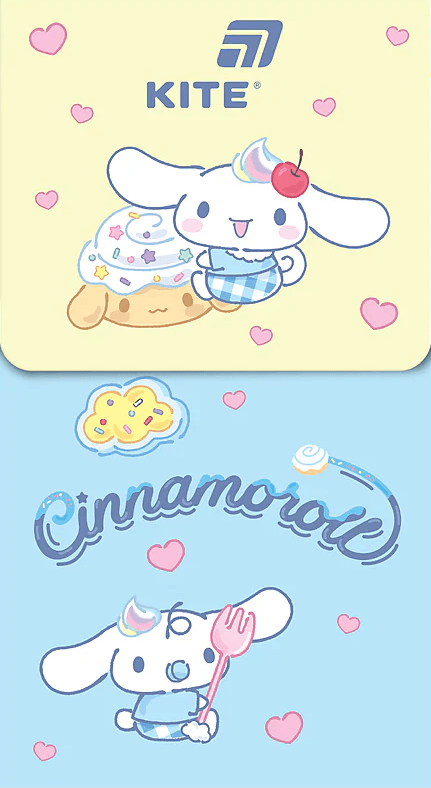 Блокнот А6 60арк. кліт. на магніті "Cinnamoroll" №CR25-092/Kite — купити | Канцелярський Сад