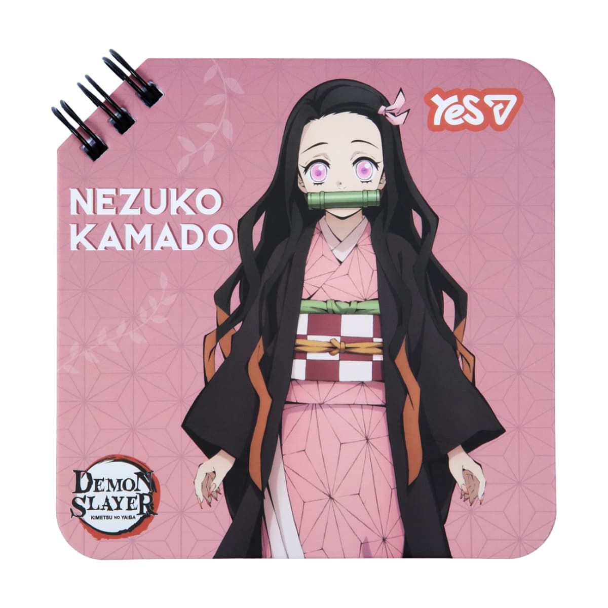 Блокнот пруж. верх. 110х110мм 80арк. лін. "Demon Slayer Nezuko" №152193/Yes — купити | Канцелярський Сад
