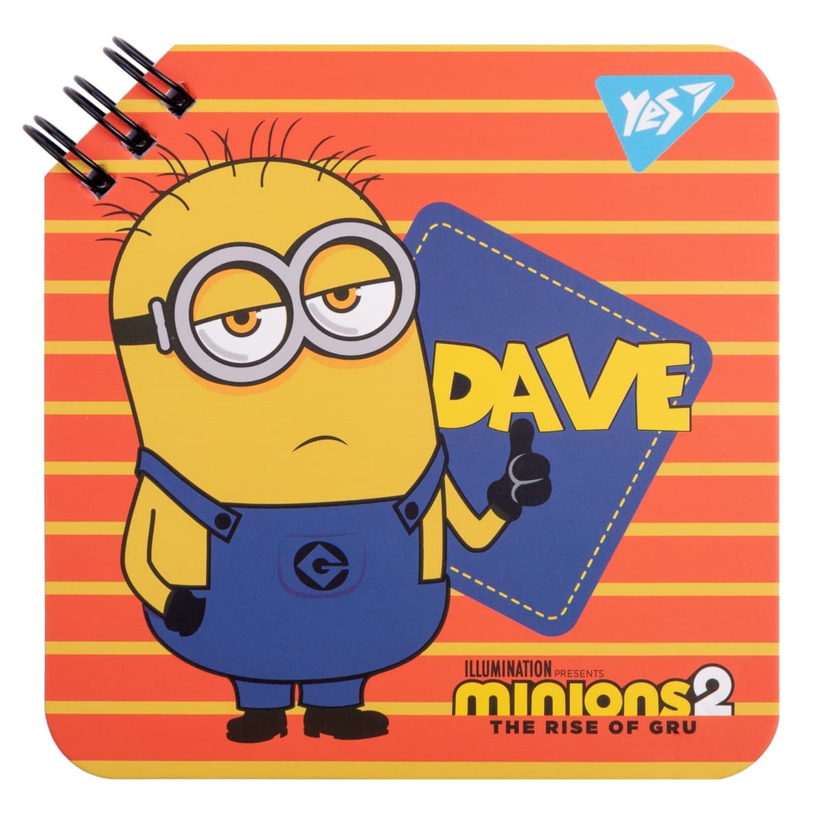 Блокнот пруж. подв. А6 60арк. Minions №151753/Yes — купити | Канцелярський Сад