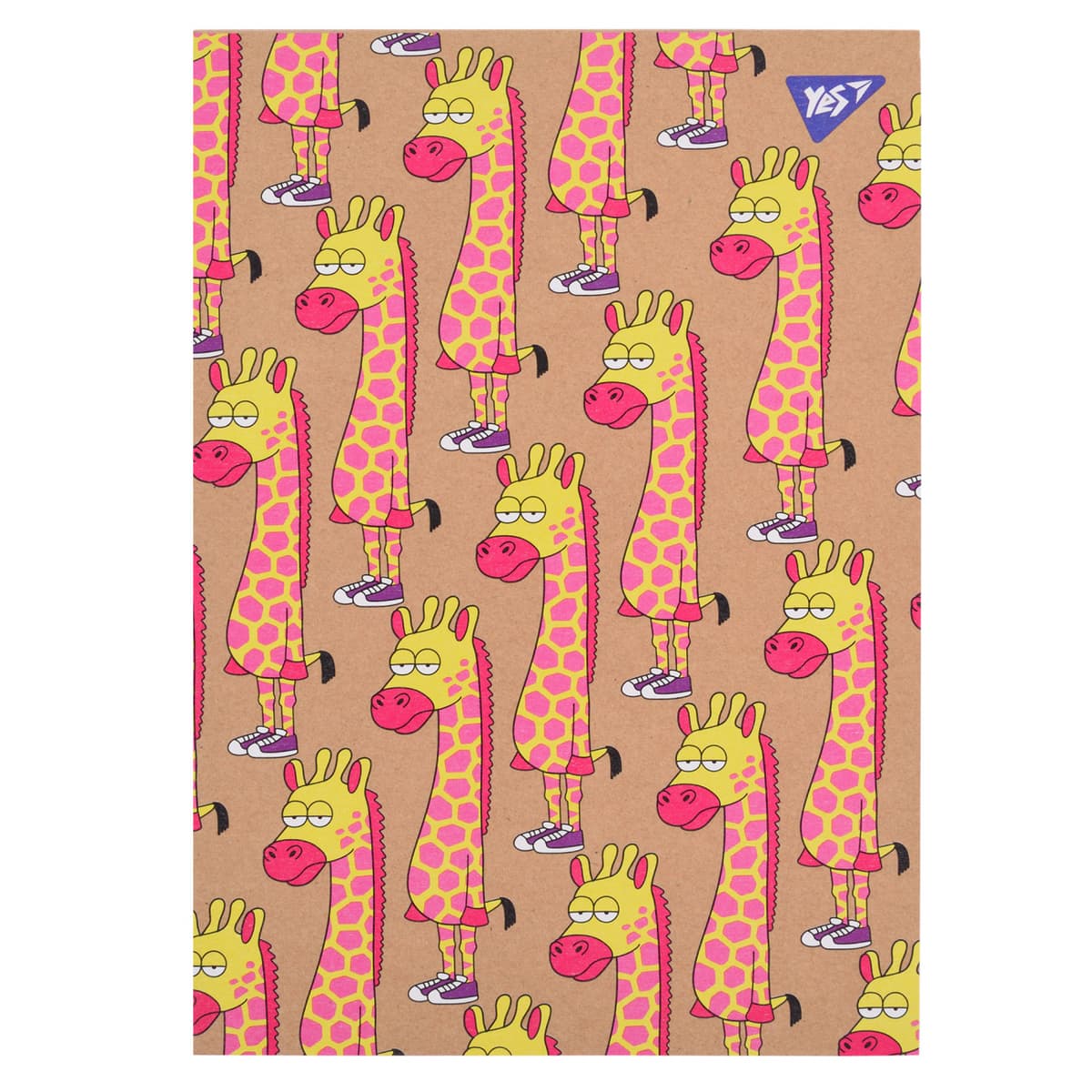 Блокнот А5 80арк. кліт. білила,крафт Art collection №151996/Yes — купити | Канцелярський Сад