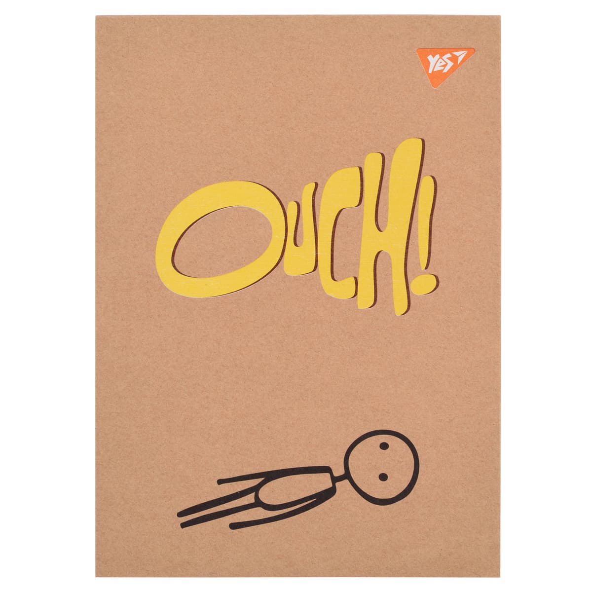 Блокнот В6 80арк. кліт. білила,крафт Art collection №151998/Yes — купити | Канцелярський Сад