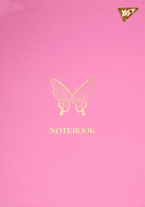 Блокнот А5 96арк. кліт. Ikons. Butterfly інтегр. №152080/Yes — купити | Канцелярський Сад