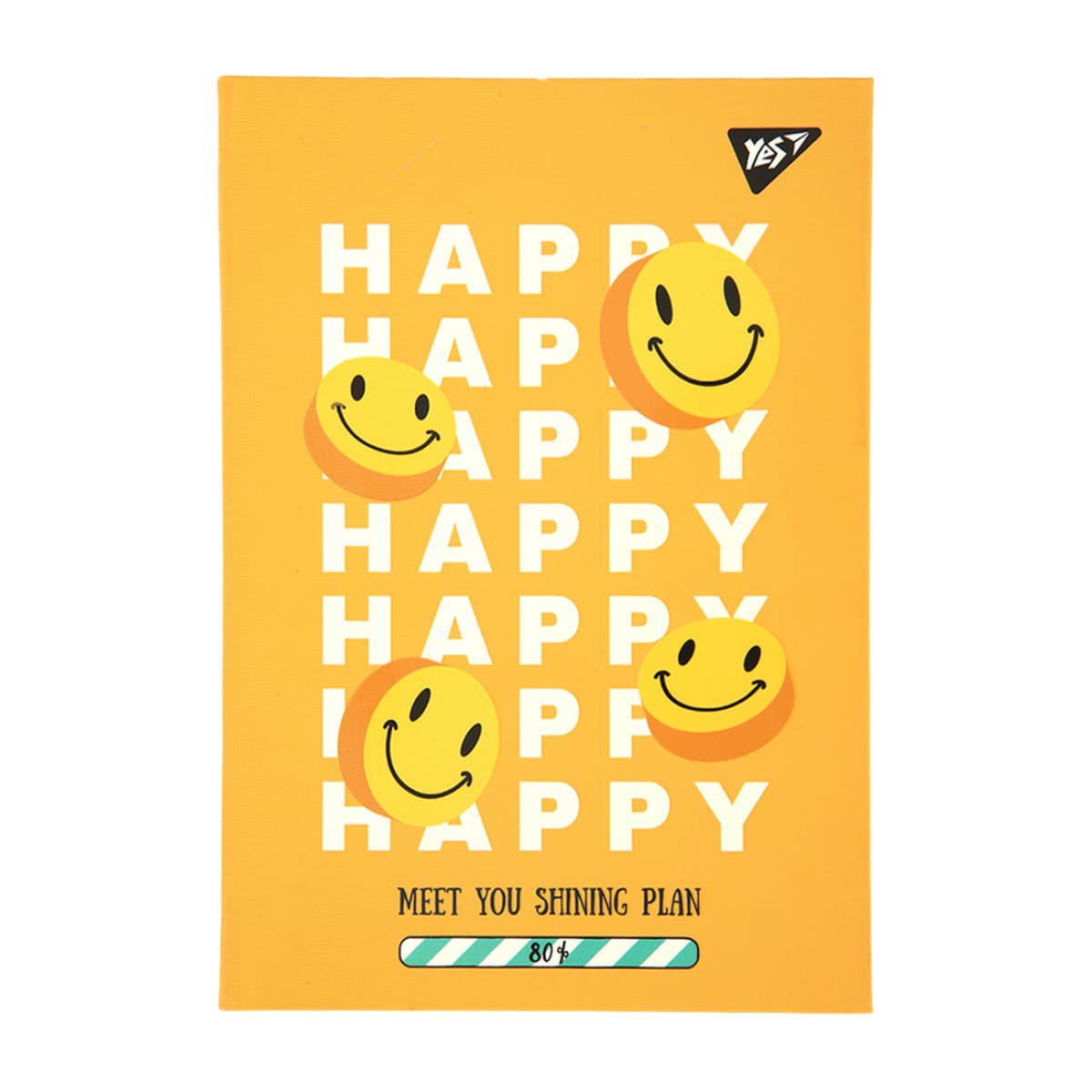 Блокнот А6 64арк. кліт. Smile інтегр. №152088/Yes — купити | Канцелярський Сад