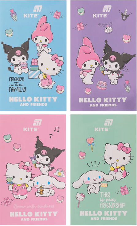 Блокнот А6 50арк. б/лін. тв. обкл. My Melody №HK26-195/Kite — купити | Канцелярський Сад