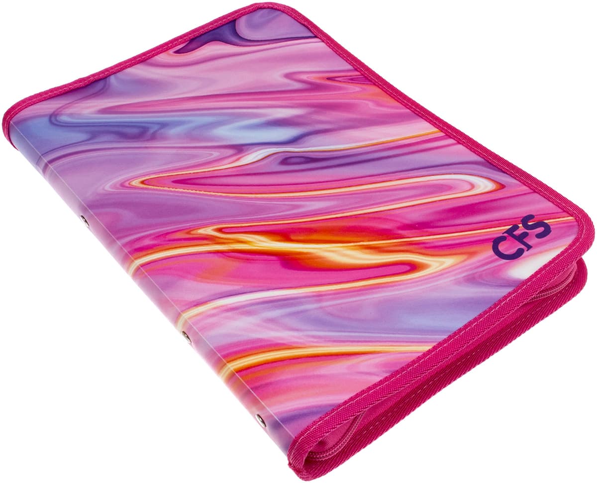 Папка "CoolForSchool" №CF32026 Silk А4 пласт. на блиск. з кільцями — купити | Канцелярський Сад