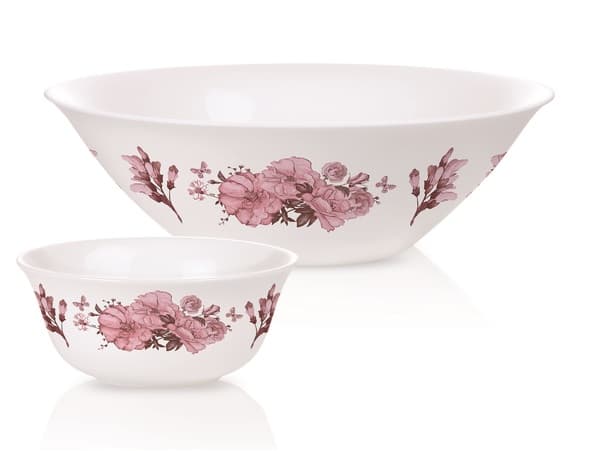 Набір салатників скло "Luminarc.Bloomzia" (7шт) 6х12см 1х27см №Q5055/62904 — купити | Канцелярський Сад