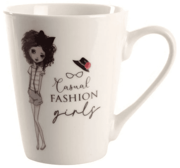 Чашка керам. 300мл "Limited Edition Fashion Girl B" №B02-T3977B — купити | Канцелярський Сад
