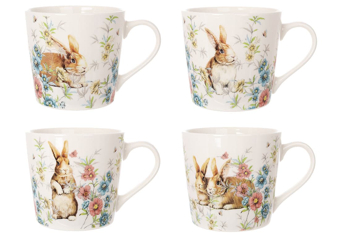 Чашка керам. 450мл "Happy Rabbit" №311-123 — фото товару | Канцелярський Сад