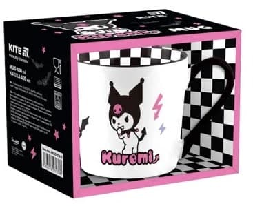 Чашка керам. 400мл "Kuromi" в подар. кор-ці №HK25-216-2/Kite — купити | Канцелярський Сад