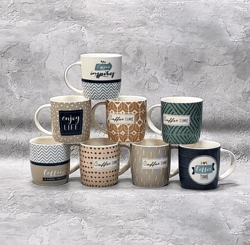 Чашка керам. 340мл "Coffe time" №2183-26/S&T — купити | Канцелярський Сад