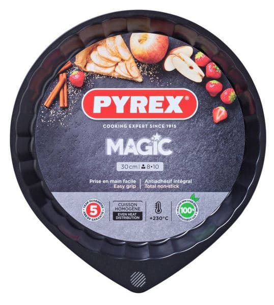 Форма для випічки "Pyrex Magic" 30см метал. круг.,хвил. борт №76382/MG30BN6 — купити | Канцелярський Сад