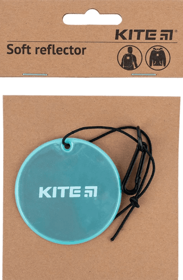 Підвіска м'яка світловідбиваюча "Kite" кругла, м'ятна №K23-110-3 — купити | Канцелярський Сад