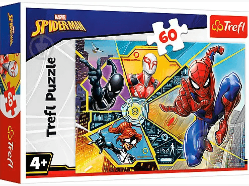 Пазли Trefl 60ел. Битва у павутині. MARVEL №17372 — купити | Канцелярський Сад