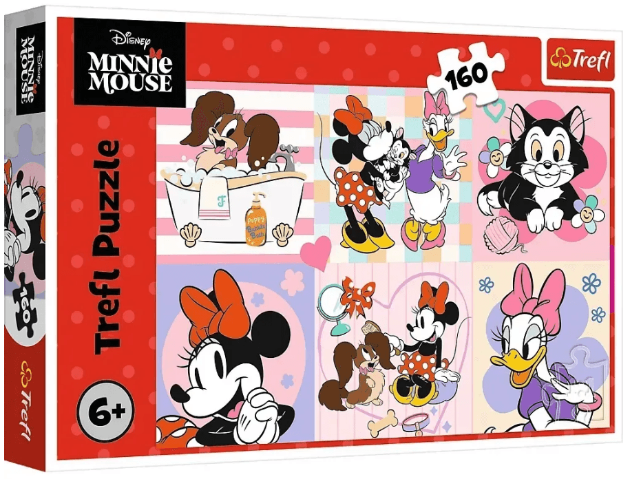 Пазли Trefl 160ел. Disney Minnie Барвистий день Мінні №15426 — купити | Канцелярський Сад