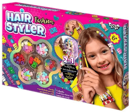 Набір креативної творчості "Hair Styler. Fashion" мал. №HS-01-02/DankoToys — фото товару | Канцелярський Сад