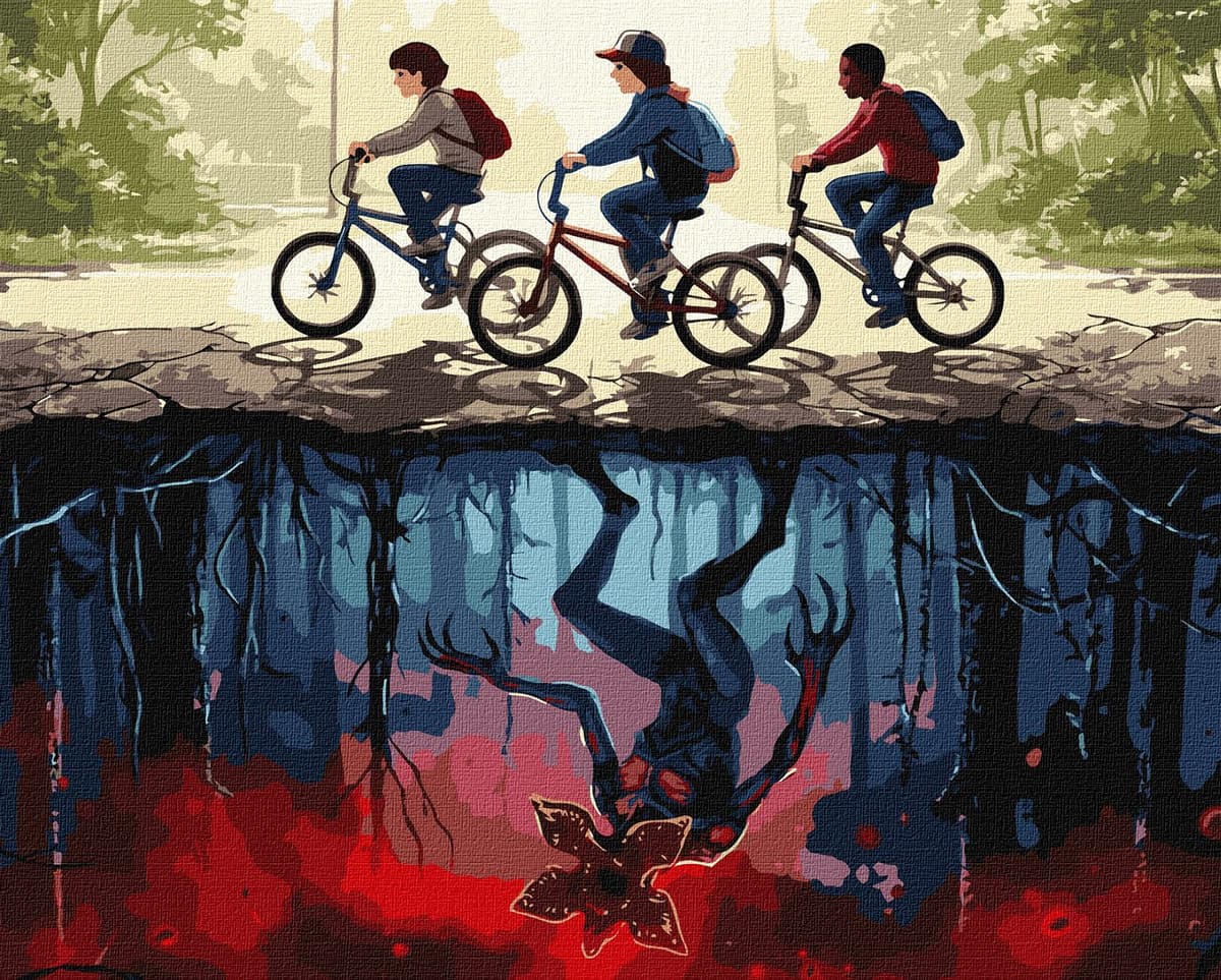 Картини по номерах акрил. "Межа реальностей" 40х50см №KHO5229/Ідейка — купити | Канцелярський Сад