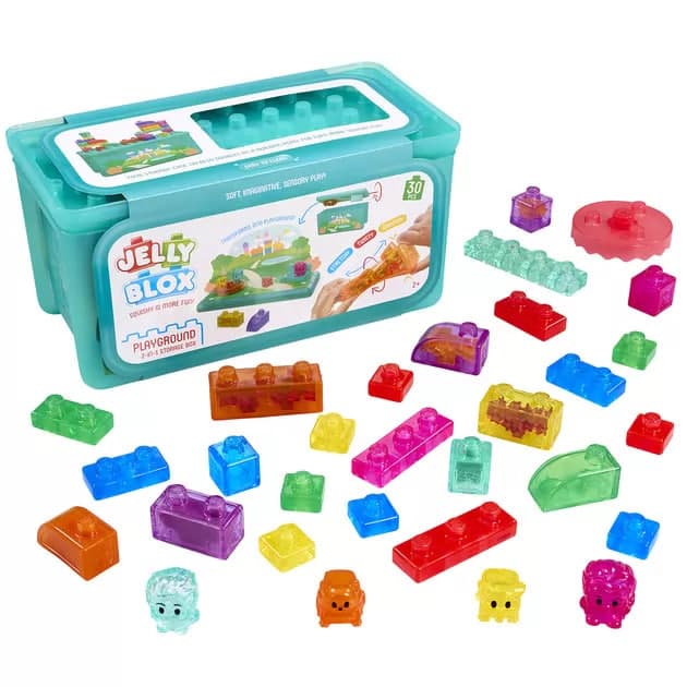 Конструктор сенсорний Jelly Blox - у кейсі 2в1 Ігровий майданчик №934959/КіддіСвіт — фото товару | Канцелярський Сад